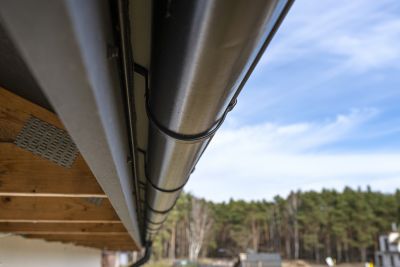 Close-up of Seamless Gutter Joints